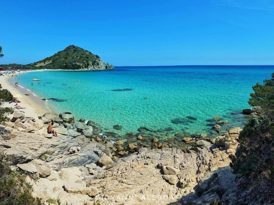 Sea View- 5 Minutes From The Beach Garden, Wi-Fi, Bbq Costa Rei Extérieur photo